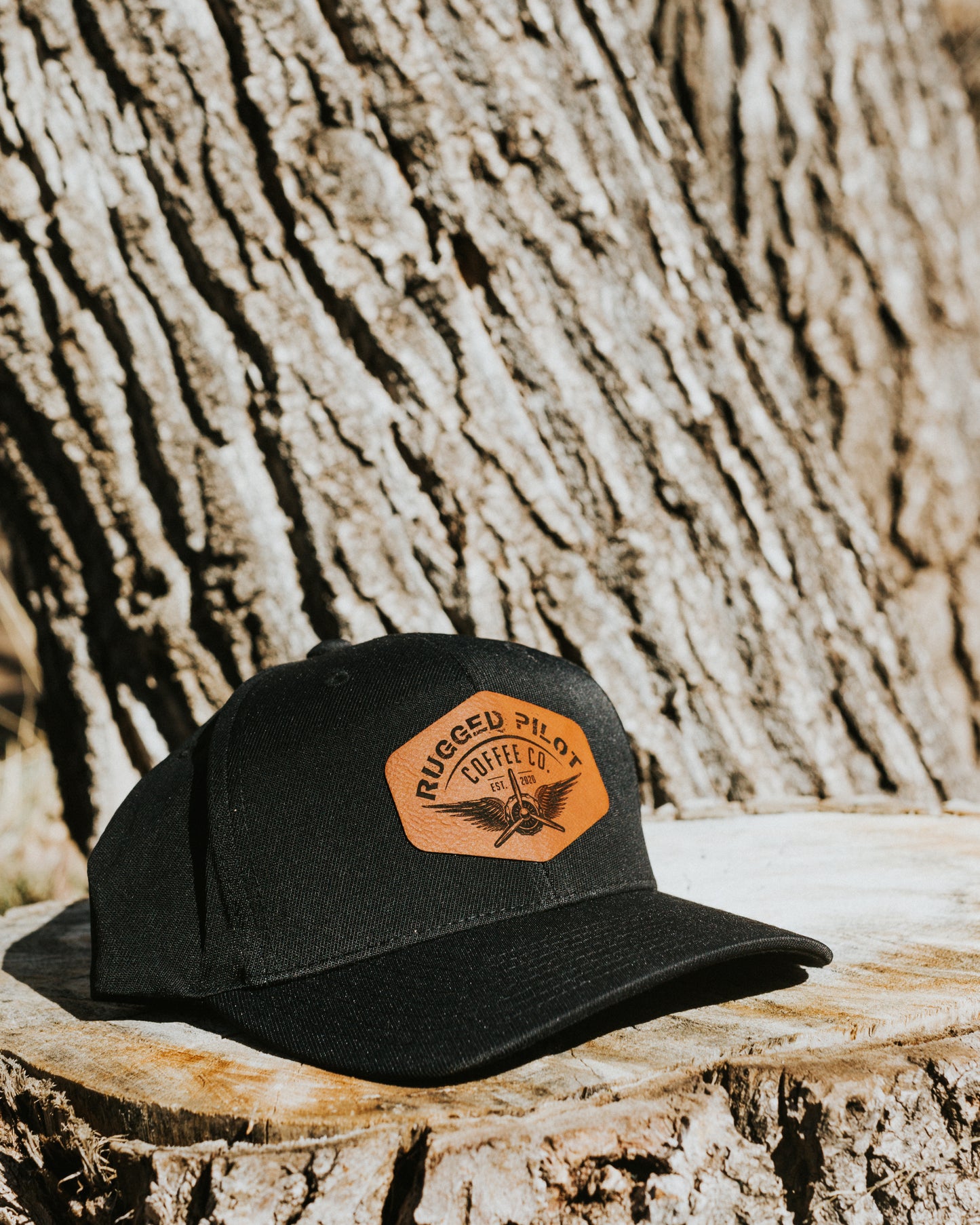Leather Patch Flexfit Hat
