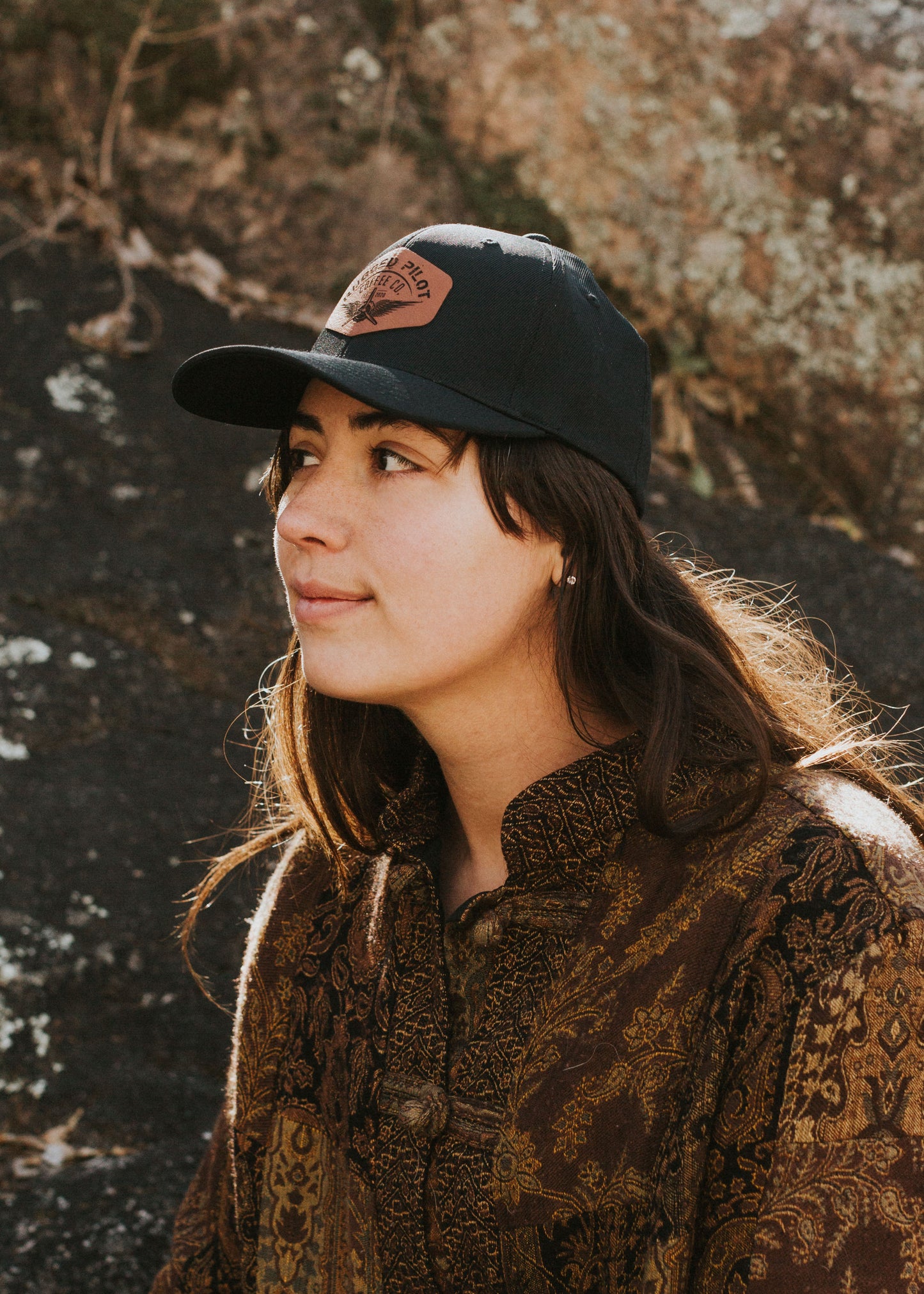 Leather Patch Flexfit Hat