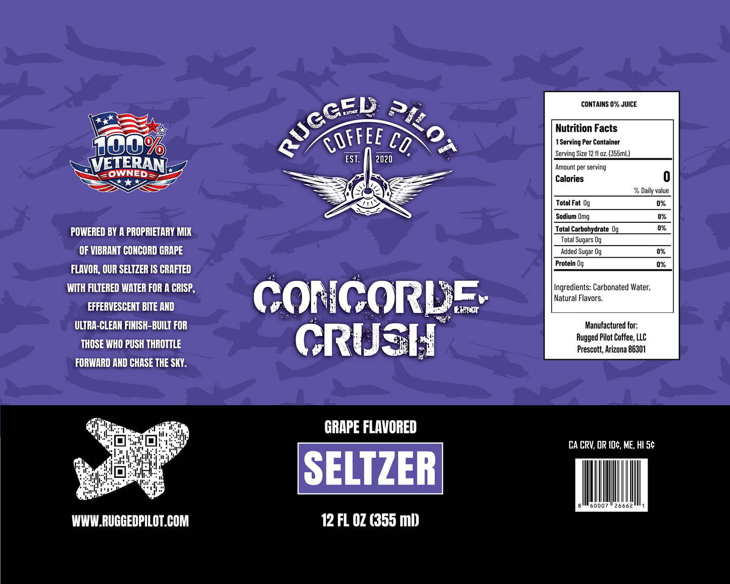 Concorde Crush Grape Seltzer Water