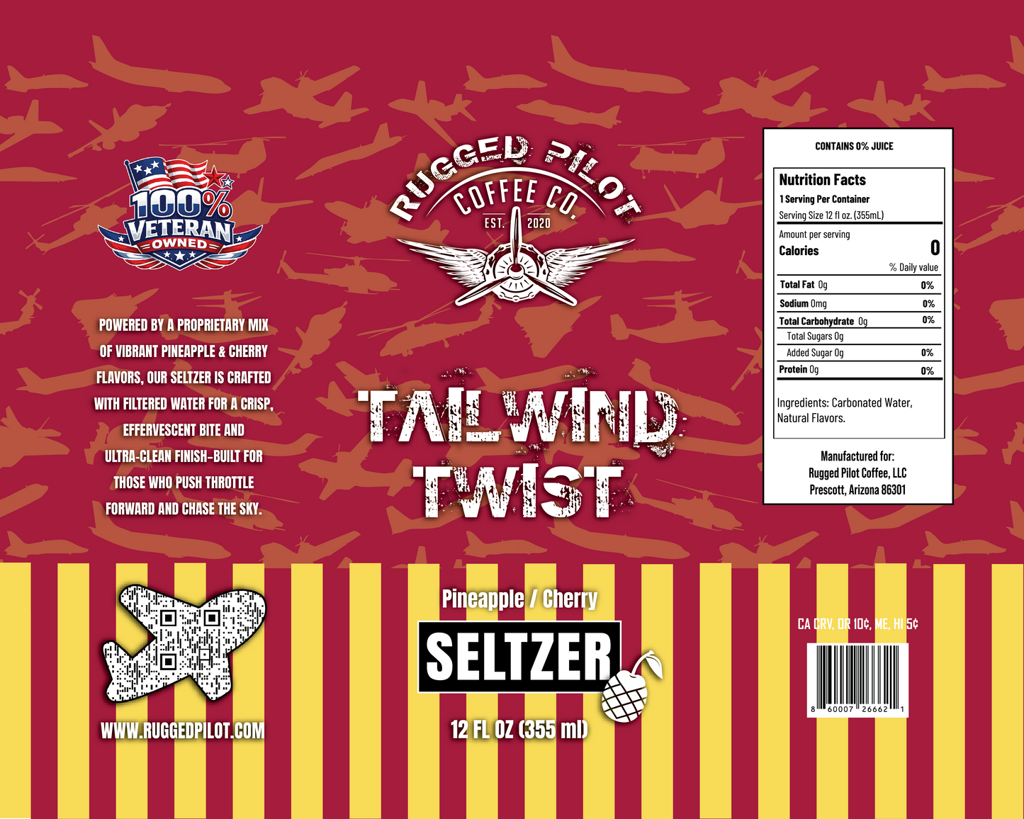 Tailwind Twist Cherry Pineapple Seltzer