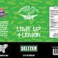 Lime Up & Lemon Seltzer Water